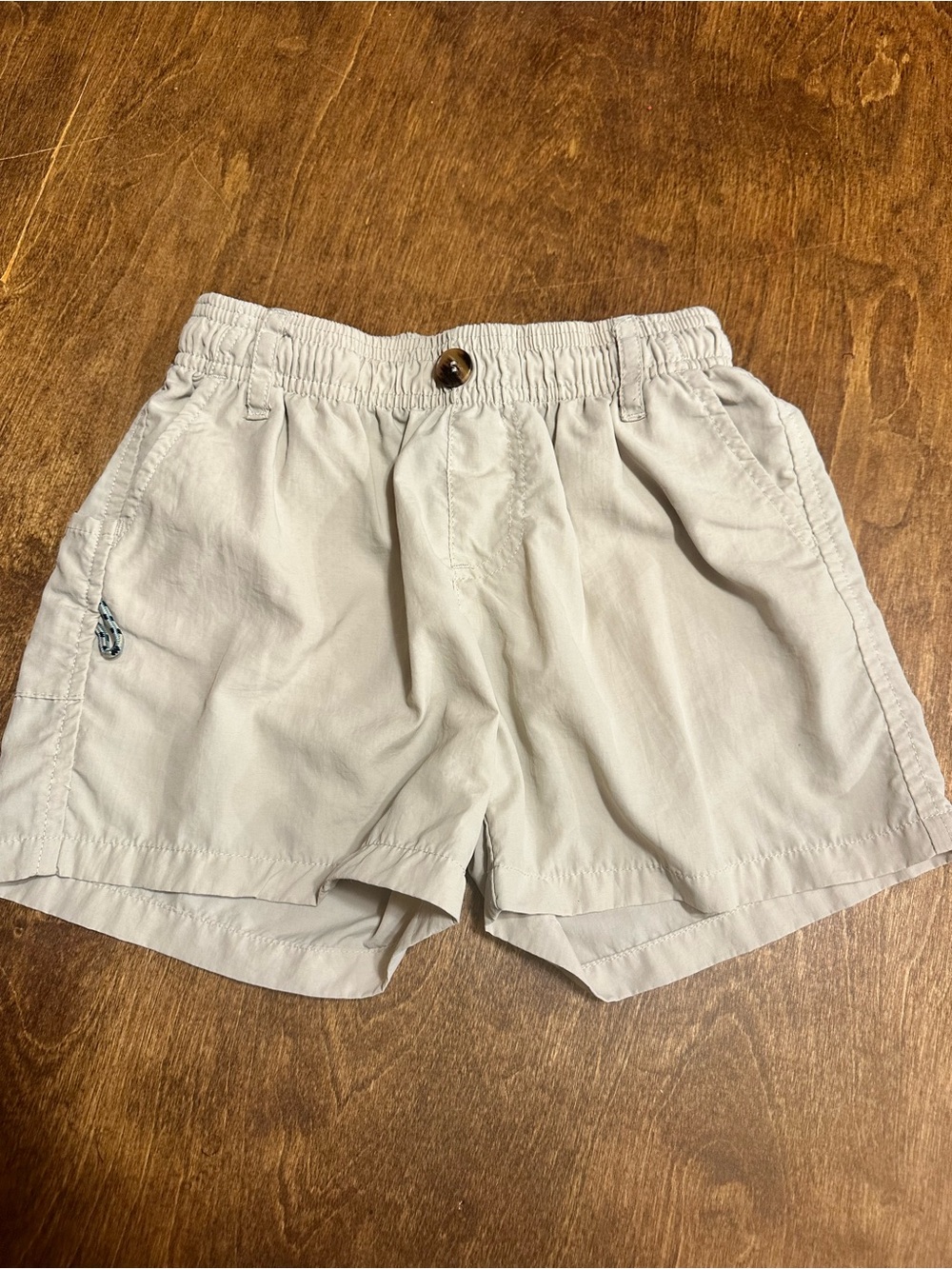 PRODOH Boys' Outrigger Performance Shorts in Summer Khaki XS 7/8